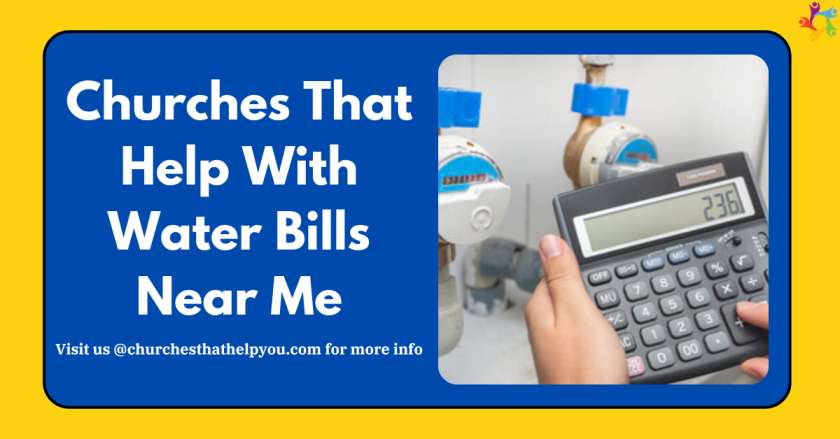 Churches That Help With Water Bills Near Me