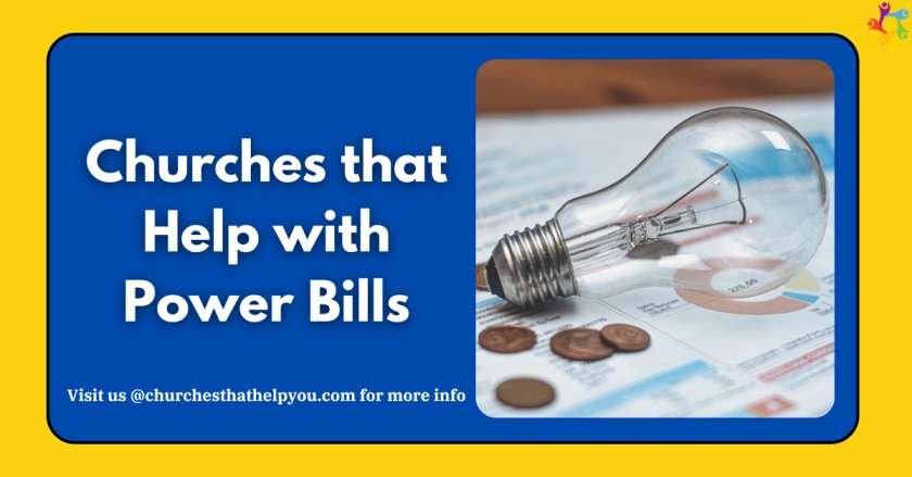 Churches that Help with Power Bills